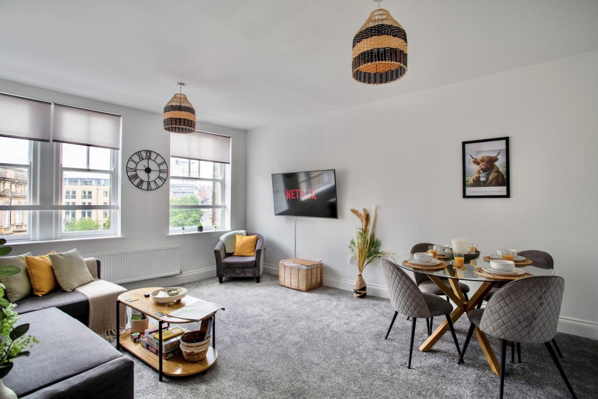 The Yorkshire Crown - Luxury Apartment - Free Parking Nearby Χαρογκέιτ Εξωτερικό φωτογραφία